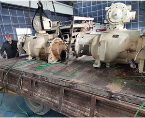 鶴煤集團(tuán)登福空壓機(jī)大修項目現(xiàn)場